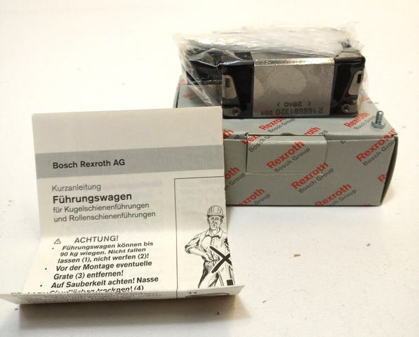 BOSCH REXROTH R166681320, Guide Carriage, Ball Carriage NEW