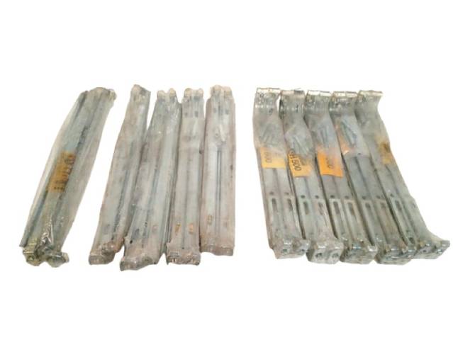 10 Pairs of Heating Carrier Wall Rails, Carrier Rails, Heating Rails, Assembly
