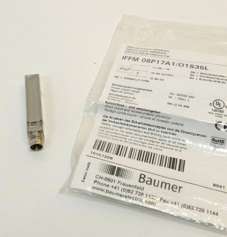 Индуктивный датчик Baumer IFFM 08P17A1/01S35L