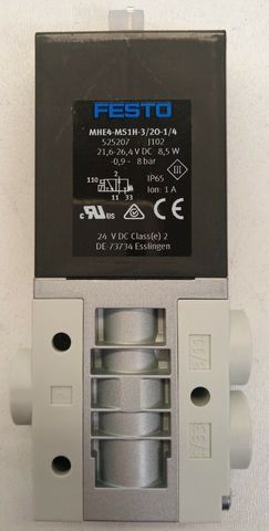Festo Solenoid Valve - Landefeld MHE4-MS1H-3/20-1/4 pressure-relieving piston valve