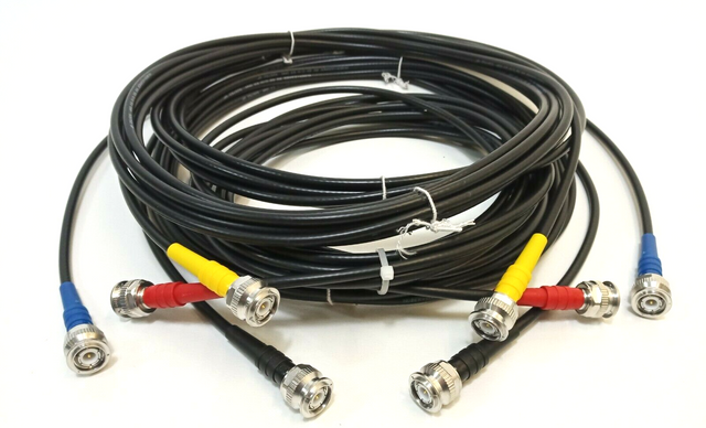 Huber+Suhner Coaxial Cable RG58CU/2X11TNC3116   BNC/BNC  / 4x5m /Assembly 3