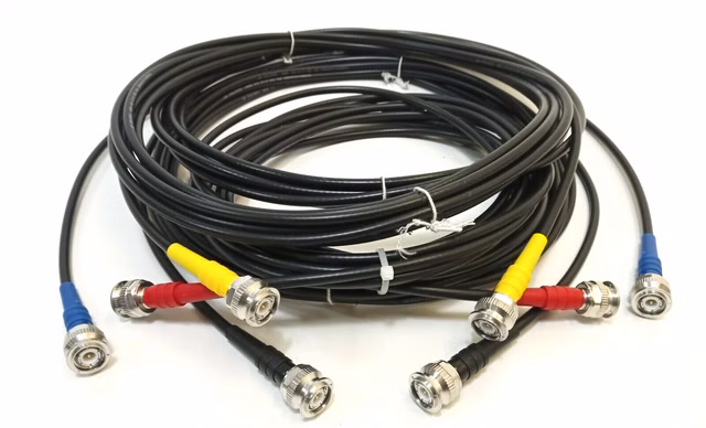Huber+Suhner Koaxialkabel RG58CU/2X11TNC3116   BNC/BNC  / 4x5m /Assembly 3