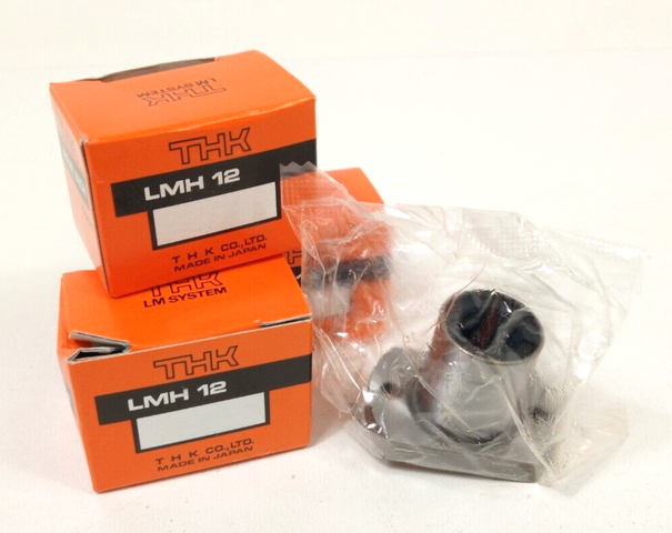 THK LMH 12 Linear Ball Bearings Round Flange Steel - 3x