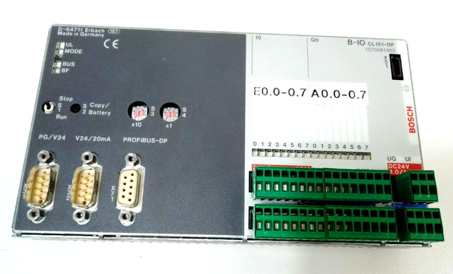 Bosch B~IO CL151-DP PLC Control 1070081463-106