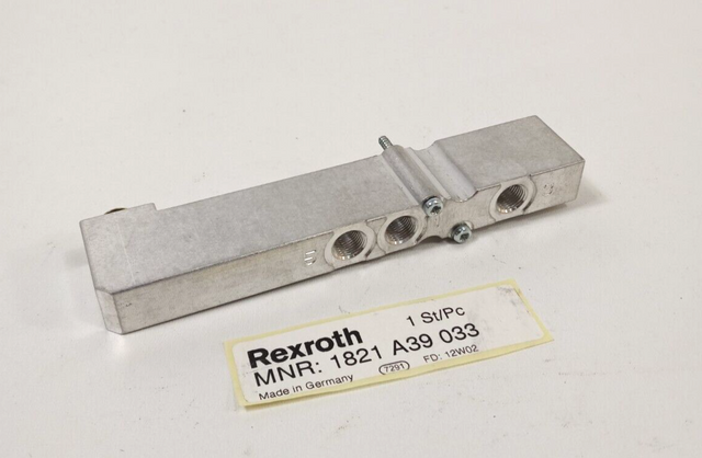 Rexroth 1821A39033 Directional Valve Valve 182 A39 033 Valve System