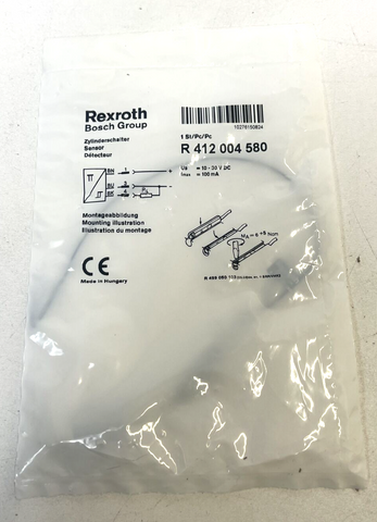 ريكسروث، R 412 004 580، مستشعر، مفتاح أسطواني، مفتاح، R412004580