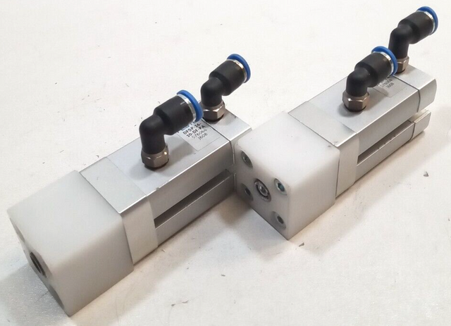 2x FESTO أسطوانة توقف DFSP-16-10-DF-PA (576064) أسطوانة