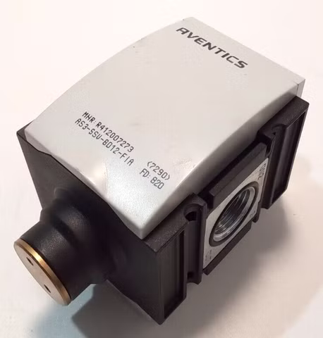 Aventics R412007273 Pneumatik Befüllventil, Sitz-Ventil AS3-SSV-G012-FIA