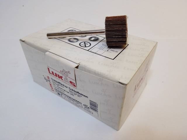 10x Lukas Fächerschleifer SFL 03020.06 NK 240 Grit:240 A6200030206240003 20x30mm