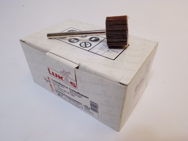 10x Lukas Fächerschleifer SFL 03020.06 NK 240 Körnung:240 A6200030206240003 20x30mm