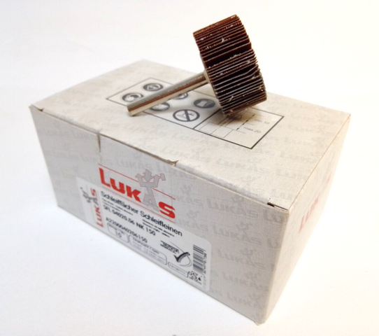 10x Lukas Fächerschleifer SFL 04020.06 NK 150 Grit:150 20x40mm