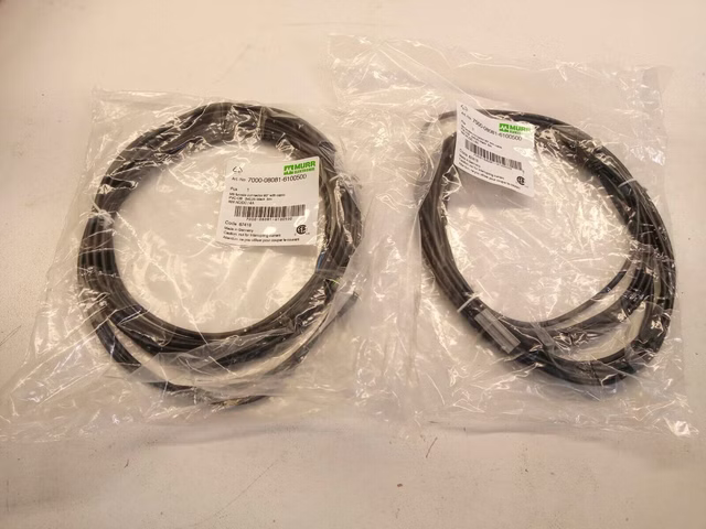 2x Murr Elektronik 7000-08081-6100500 Sensorleitung M8 Buchse 90° Sensor Aktor