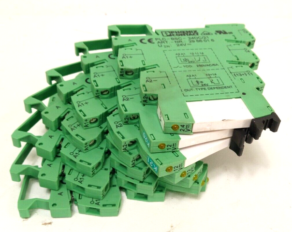 7x Phoenix Contact Relay Sockets PLC-BSC- 24DC/21