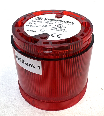 Werma Signal Technology, тип 843 130 55, вращающийся световой элемент, элемент непрерывного свечения