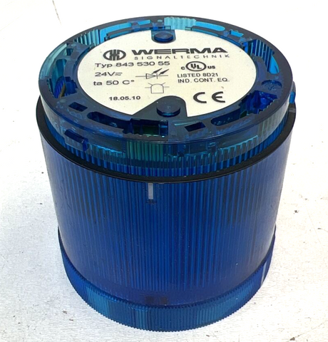 Werma, 843 530 55, LED permanent light element, light element, blue