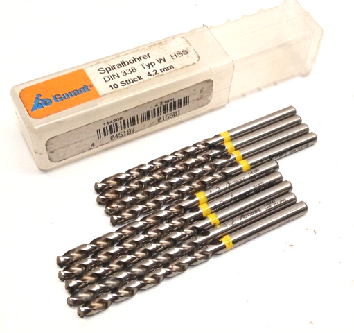 9x مثقاب لولبي Garant HSS W 4.2 mm  مثقاب