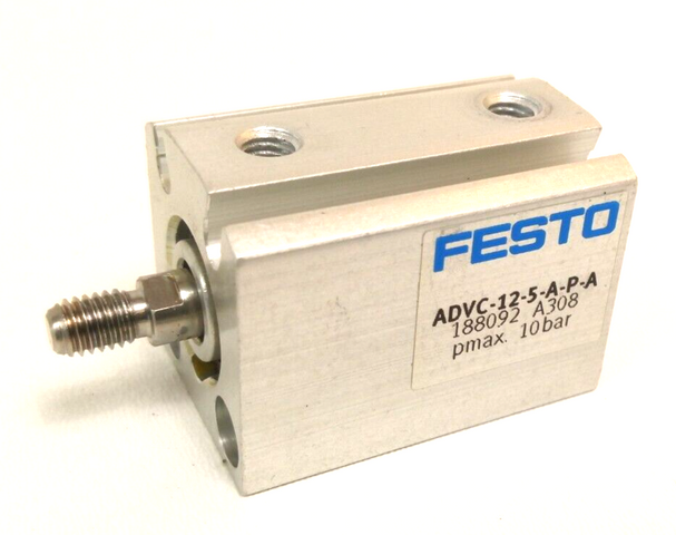 Festo Short Stroke Cylinder ADVC-12-5-A-P-A 188092 / 10 bar