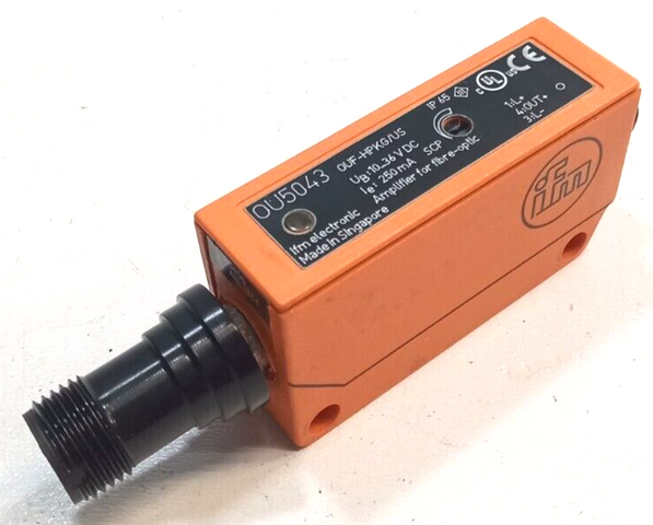Ifm OU5043 Fiber Optic Amplifier OUF-HPKG/US-100-DPS