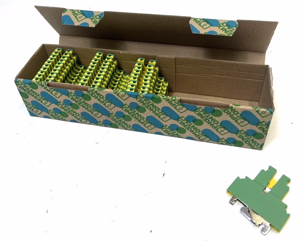 30 x Phoenix Contact Schutzleiter-Reihenklemme UKK 5-PE, 27 74 21 1
