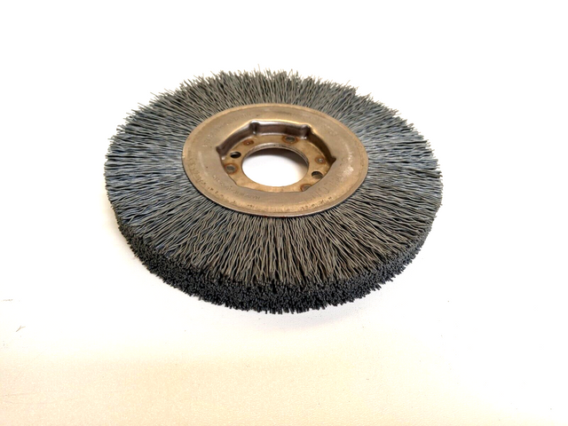 Круглая щётка Schmilon ⌀ 15cm, стальная щётка, 8000rpm, проволочная щётка, шлифовальная машина с проволочной щёткой
