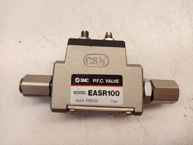 SMC EASR100 Ventil pneumatischer Durchflussregler Valve flow regulator CS 1/8