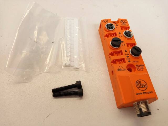 IFM electronic AC 2484 CompactM8 4DI، واجهة AS-i Module 26.5 - 31.6 V DC، SPS