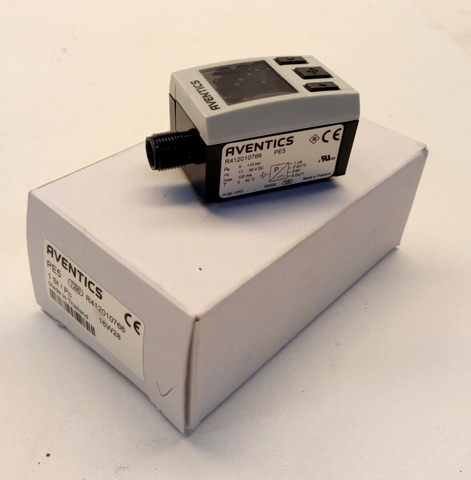 Aventics R412010766 Pressure Sensor Sensor PE5 0-10bar PE5-PN-DA04-000-100-M12