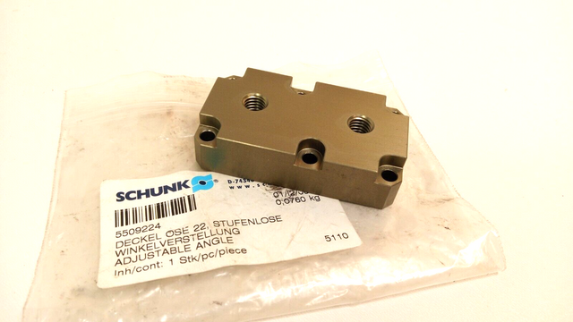 Schunk Cover OSE 22 Continuous Angle Adjustment 5509224 / 1 Piece