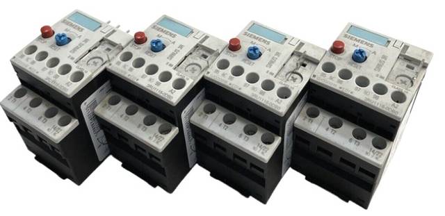 4x Siemens Overload Relay 3RU11161JB0
