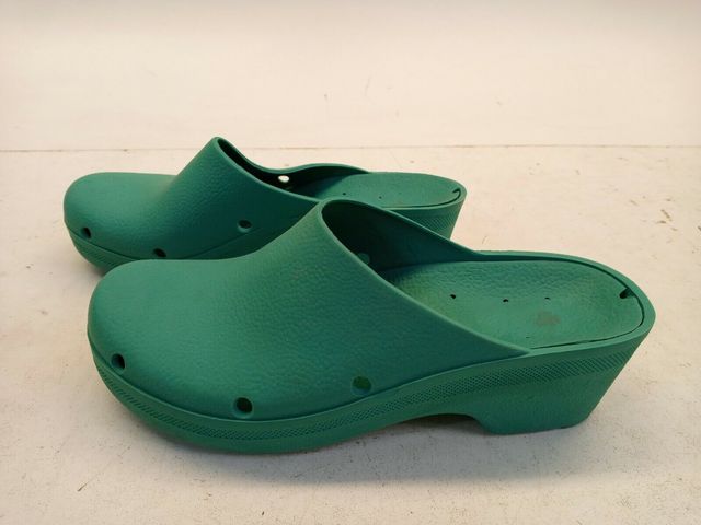 Merck 1734.38 Plogs Clogs Sabots Размер 38 зелёные OP Shoes, практическая обувь GEVA
