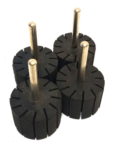 4x حوامل شريط صنفرة 40x30mm عمود 6mm الحد الأقصى 5000 دورة في الدقيقة