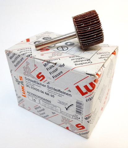 10x Lukas Flap Sander SFL 03020.06 NK 60 Grit