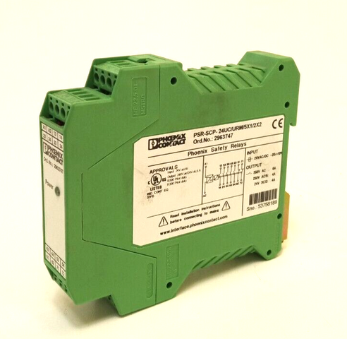 Phoenix Contact PSR-SCP-24UC/URM/5x1/2x2، مرحل أمان، مرحل، 2963747