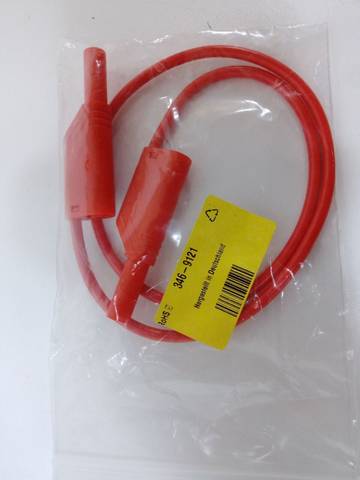 2x Hirschmann 934087101 Test & Measurement Measuring Cable Insulated 1000V 346-9121