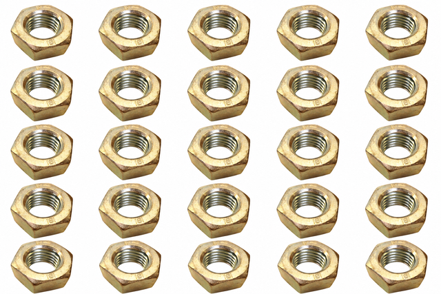 25x HW Hex Nuts M30 DIN934-8, Nuts galvanized, Screw