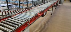 34315.jpg Costo Rollenförderer Rollenbahn 2,40 Meter Stahlrollen 40cm Förderanlage