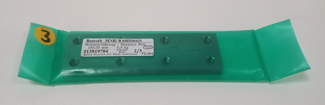 Rexroth R045550431 Ball Bearing Guide Rail 513819784 140mm R045550431