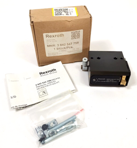 Rexroth 3 842 547 758 VE1/D وحدة فصل، بوابة إيقاف 3842547758