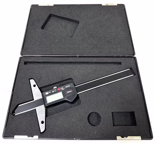 Mahr 30EX 150mm (6") 0.01mm (.0005") Digitaler Tiefenmessschieber Messschieber