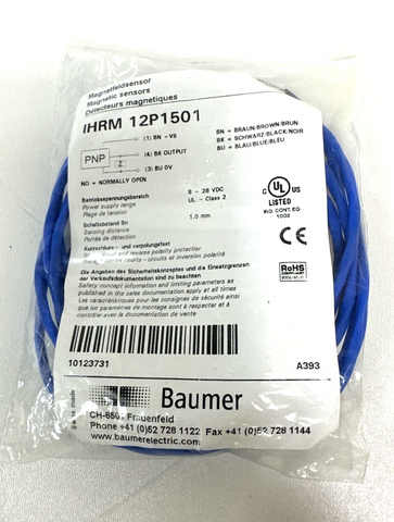 Baumer electric IHRM 12P1501 датчик магнитного поля сенсор магнитные датчики