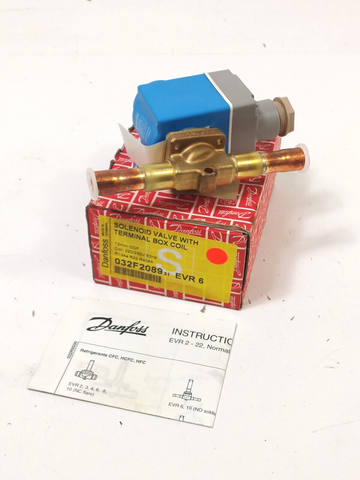 Danfoss 032F2089 31 Электромагнитный клапан Холодильная техника Клапан для хладагента 220/230V 50Hz