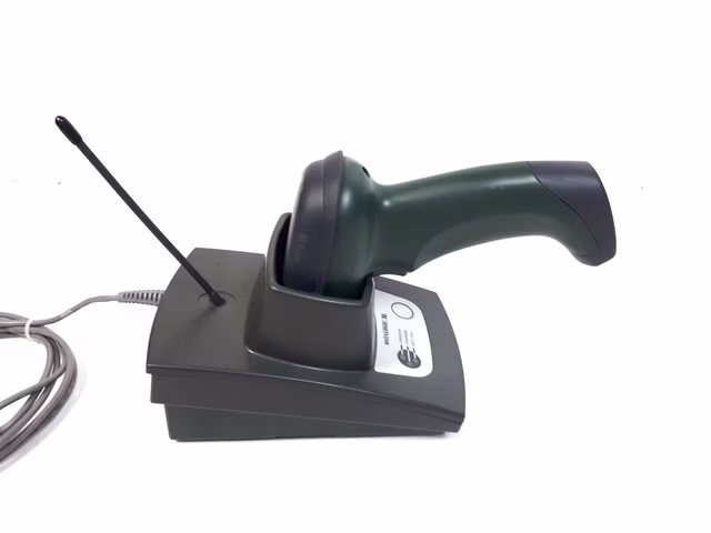 Datalogic DL DLL6010-R Wireless Barcode Scanner mit Ladestation (neuwertig)