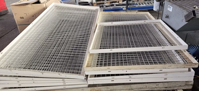 18 x Rückwandgitter für Palettenregal Schutzgitter Gitterrückwand Gitter