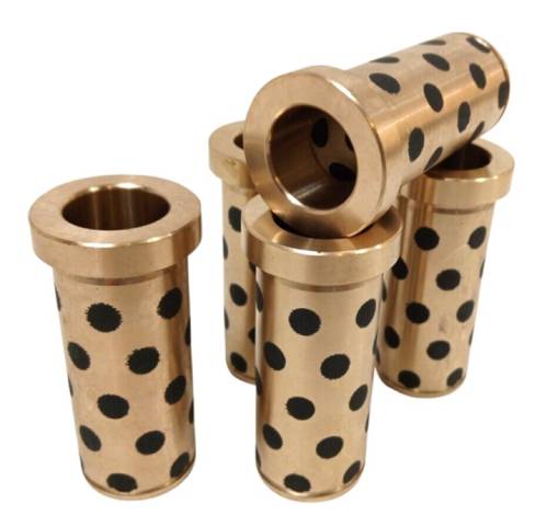 5x Norelem Guide Bushings with Collar 16056 Ø Inside: 16/Outside: 22 L:56cm Slide Bushing
