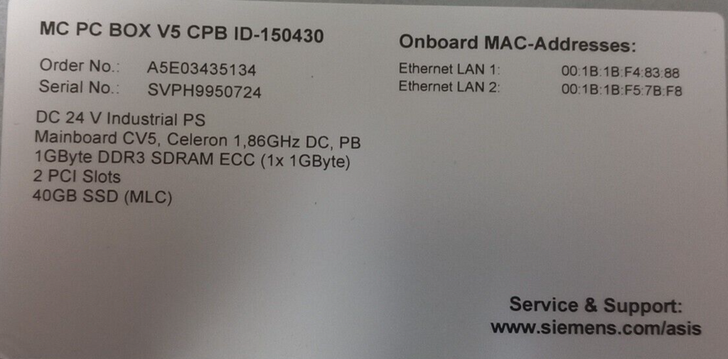 SINUMERIK PCU50