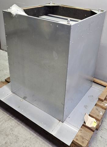 Nicotra Gebhardt ZDS 20-0071 base sound attenuator made of galvanized sheet steel
