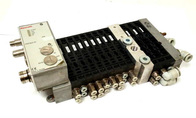 Rexroth RMV-DP/F 1827030166-111 Valve Island Valve Block R480240995 Slots 12