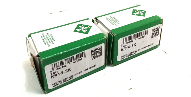 2 x INA Schaeffler KR16-SK Cam Roller 6 x 16 x 28
