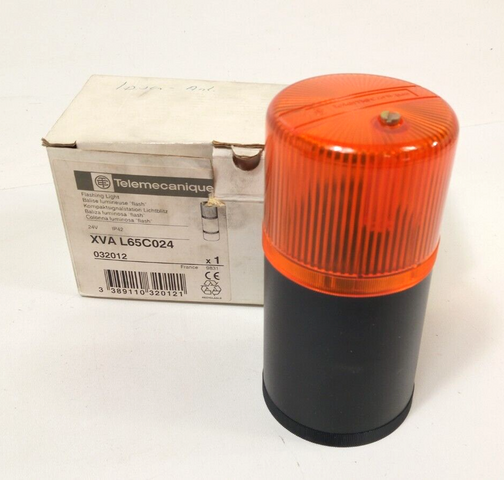 Telemecanique Schneider Компактная сигнальная станция, мигающий оранжевый свет XVA L65C024