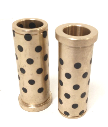 2x Norelem Guide Bushings w.Flange 22086 Ø Inside: 22/Outside: 30 L:86cm Slide Bushing
